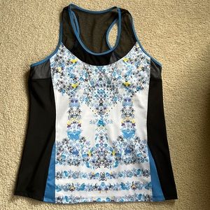 LUCKY IN LOVE floral tennis tank-Size LG.Super cute, never even worn!